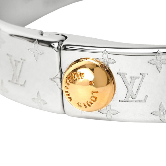 Louis Vuitton Nanogram Cuff Nanogram Silver - Picture 3 of 6